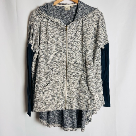 Anthropologie White Crow Oversized zip up - Picture 1 of 7